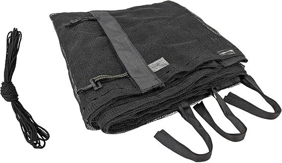 14ft & 15ft Universal Trampoline Net Replacement, Safety Enclosure Net for 6 or 8 Straight/Angled Poles, 14ft & 15ft Round Frame
