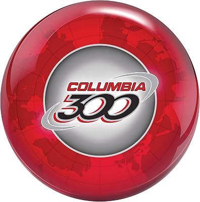 Bowlerstore Products Columbia 300 Red Viz-a-Ball Bowling Ball - Red
