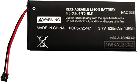 FITHOOD HAC-006 Battery for Nintendo Switch Controller Nintendo HAC-015 HAC-016 HAC-A-JCL-C0 HAC-A-JCR-C0 Nintendo Switch Controller Battery