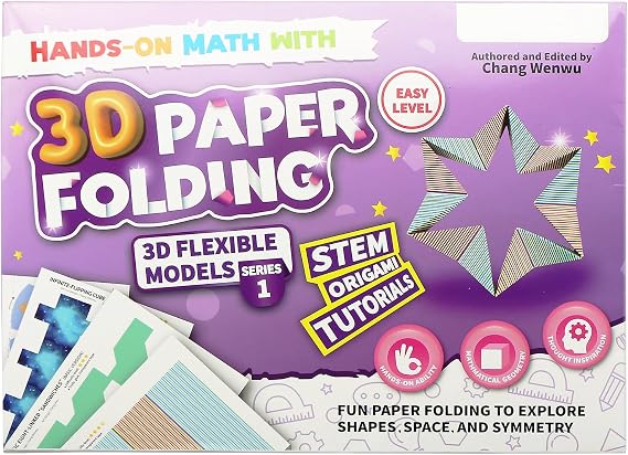 STEM Educational 3D Paper Folding Math Puzzles Set - Infinite Flip Cube