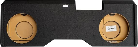SoundBox Silverado/Sierra Crew Cab 2014-2018 Dual 12" Subwoofer Enclosure