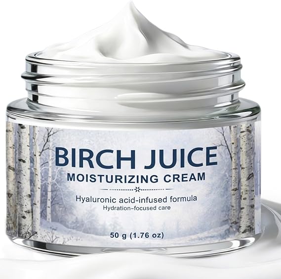 Birch Juice Moisturizing Cream, 48-Hour Deep Hydrating Face Moisturizer