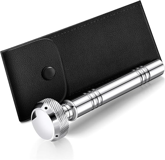 Pocket Sprinkler with Leather Case, Religious Pocket Aspergillum Tool for Ceremonies for Clergy Member