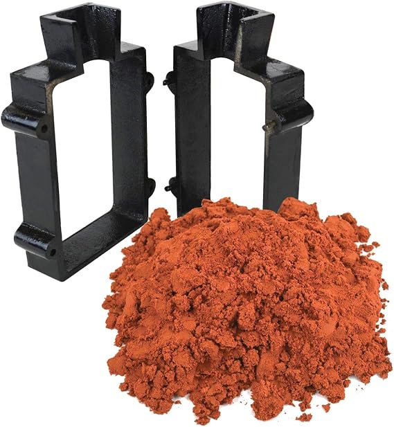 Sand Casting Set with 10 Lbs Petrobond Quick Cast Sand Casting Clay and Cast Iron Mold Flask Frame Melt Pour Metals