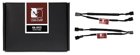 Noctua NA-SYC2, 3-Pin Two-Way PC Fan Splitter 2-Pack