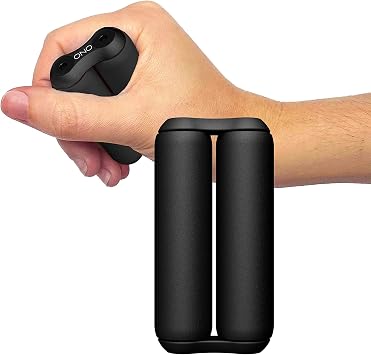 ONO Roller - Handheld Fidget Toy for Adults | Help Relieve Stress, Anxiety, Tension | Promotes Focus, Clarity | Compact, Portable Design Natural, Mini Size - Stainless Steel