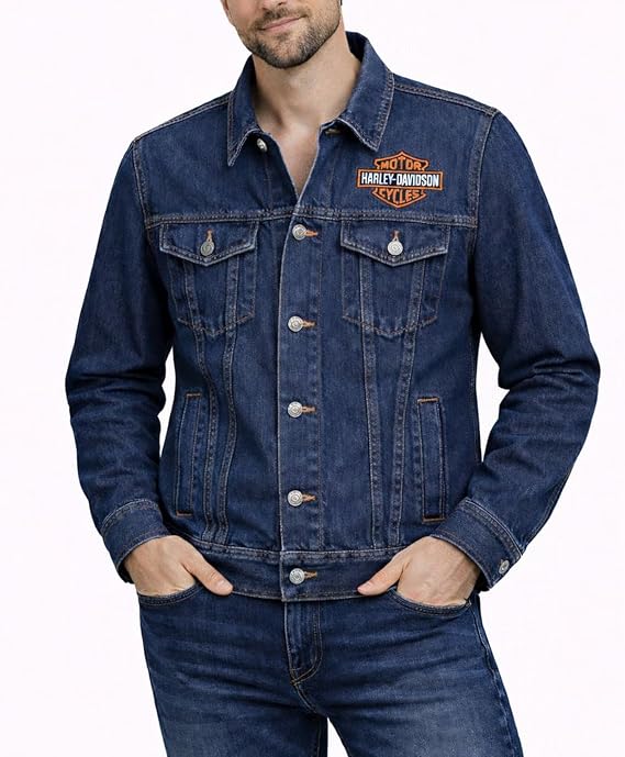 Harley-Davidson Men's Denim Jacket, Blue - 99028-23VM