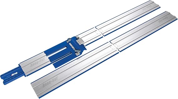 Kreg KMA3700 Accu-Cut XL - Universal Track Saw Guide System - Cuts up to 100" Long - No Clamps Needed - Make Straight, Cross, Rip & Angled Cuts Easily - Circular Saw Guide - Woodworking Tool