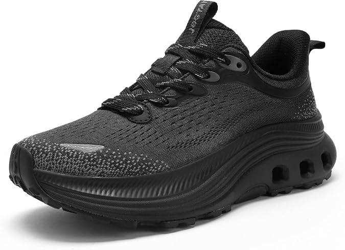 Women's Wide Toe Walking Shoes - Cushioned Orthopedic Sneakers Breathable Non Slip Athletic Tennis Shoe for Running Gym Workout Daily Wear