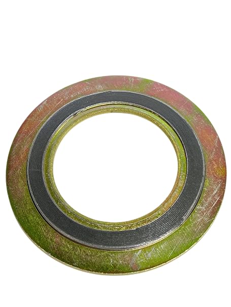 GemmySeal Spiral Wound Gasket with CS Inner&Outer Ring,Graphite Filled,5Pcs 1-1/2'' DN40-300lb