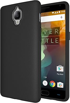 OnePlus 3  3t Case, Diztronic Full Matte Slim-Fit Flexible TPU Case for OnePlus 3 - Black