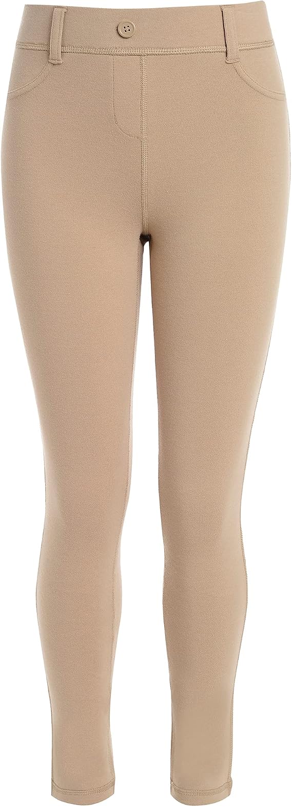 Izod Girls School Uniform Sensory-Friendly Jegging, Soft Fabric with Flattened Seams, Tagless