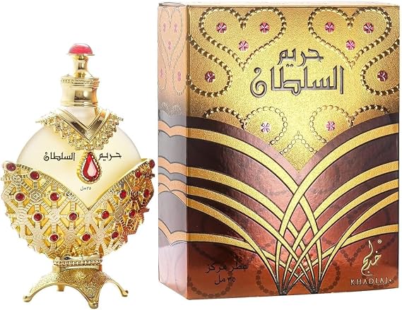 Hareem Al Sultan Gold - 35ml Floral Fragrance for Women with Jasmine Bergamot Pineapple Sandalwood Notes
