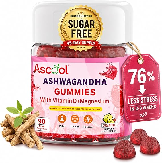 Ashwagandha Gummies for Calm &Stress Relief