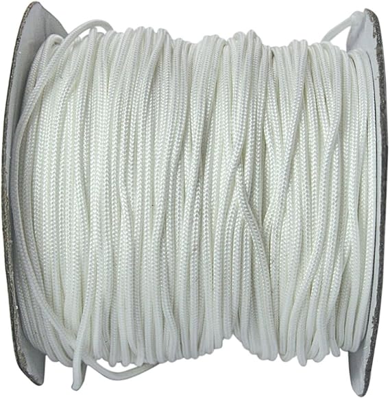 Roman Shade Lift Cord 1.8 mm Cord 100 yds - White