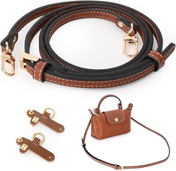 Shoulder Strap for Longchamp, Shoulder Strap for Bag, With 2 Cross Adapters, Strap Bag, Adjustable Shoulder Strap for Bags, For Shoulder Bags for Women and Men