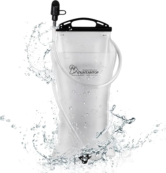 MOUNTAINTOP Hydration Bladder 3L Outdoor Hydration System for Backpack Water Reservoir for Biking Hiking Running Camping Climbing