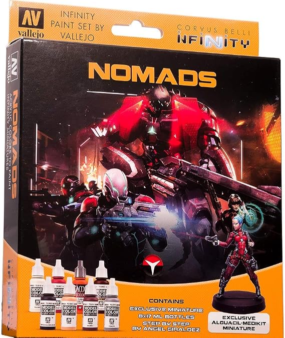 Corvus Belli S.L.L. Model Color Set: Infinity Nomads Exclusive Miniature