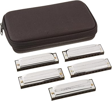 Hohner Special 20 5-Piece Harmonica Bundle with Case