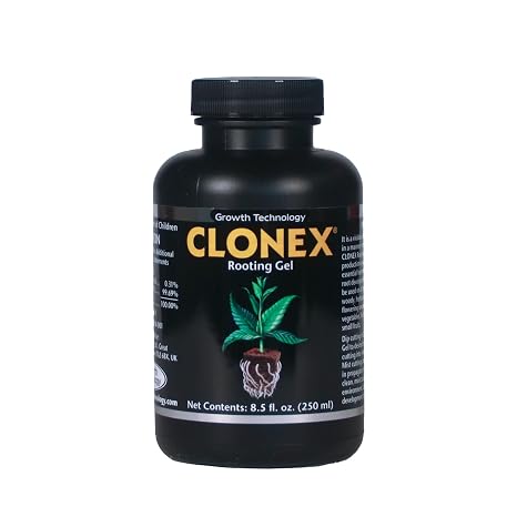 Clonex Rooting Gel High-Performance Rooting Compound - 250ml | For Plant Cuttings, Contains IBA, Promotes Root Initiation & Development