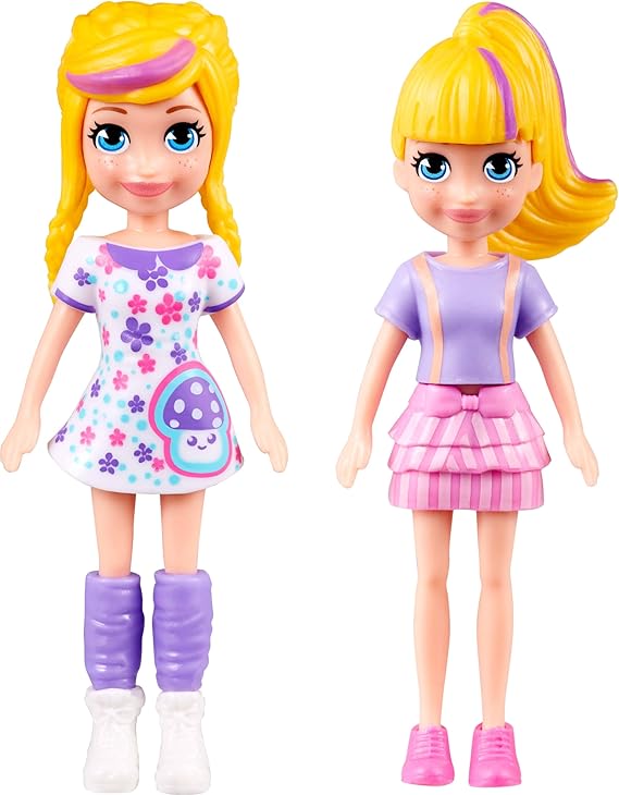 Polly Pocket Doll With Trendy Outfit 2018 Edition Measures Approx. 3.5" Tall (1 Doll)