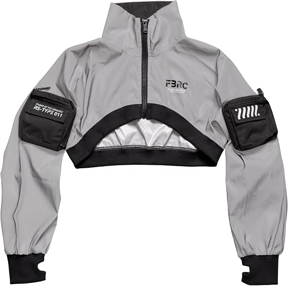 Fabric of the Universe Techwear Fashion Women's Reflective Shrug Jacket