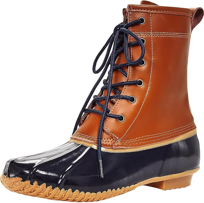 Khombu Womens Clarissa Leather Waterproof Winter Boots Tan 11 Medium (B,M)