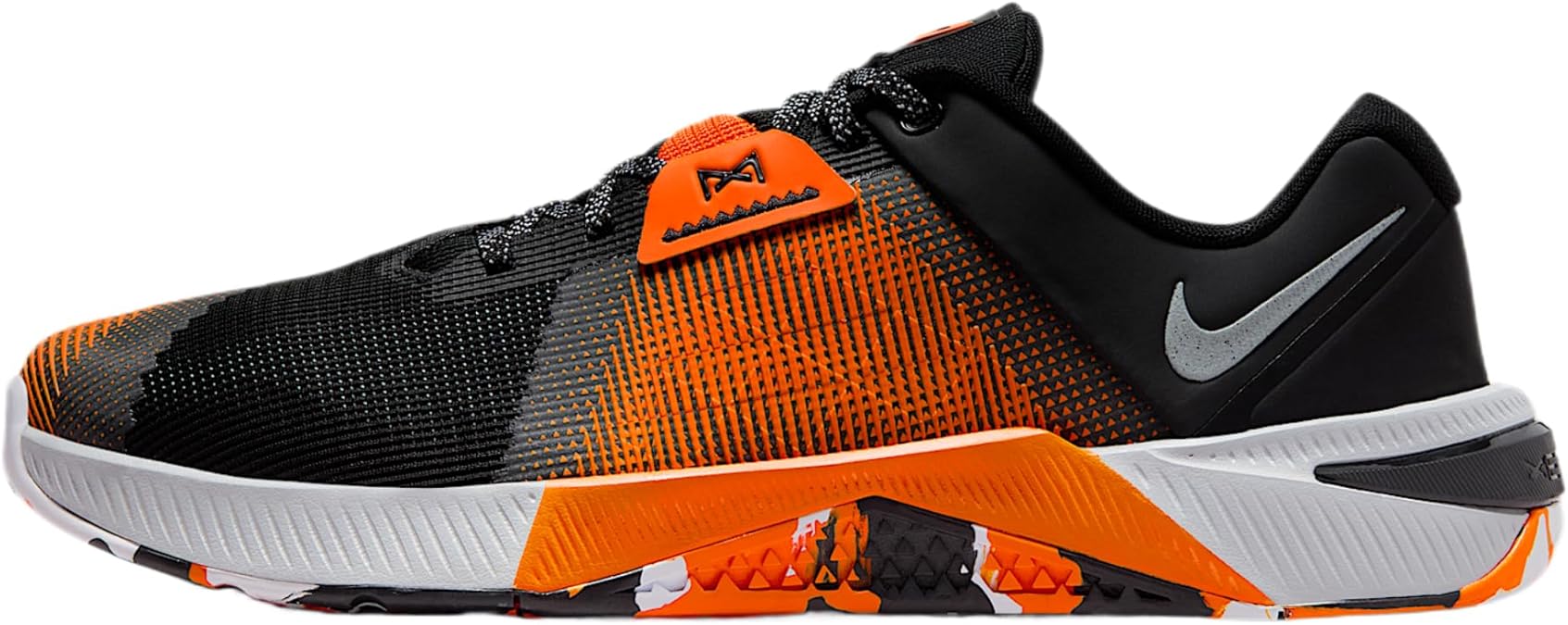 Nike Metcon 10 Men's Workout Shoes (Black/Safety Orange/Wolf Grey) Size 7