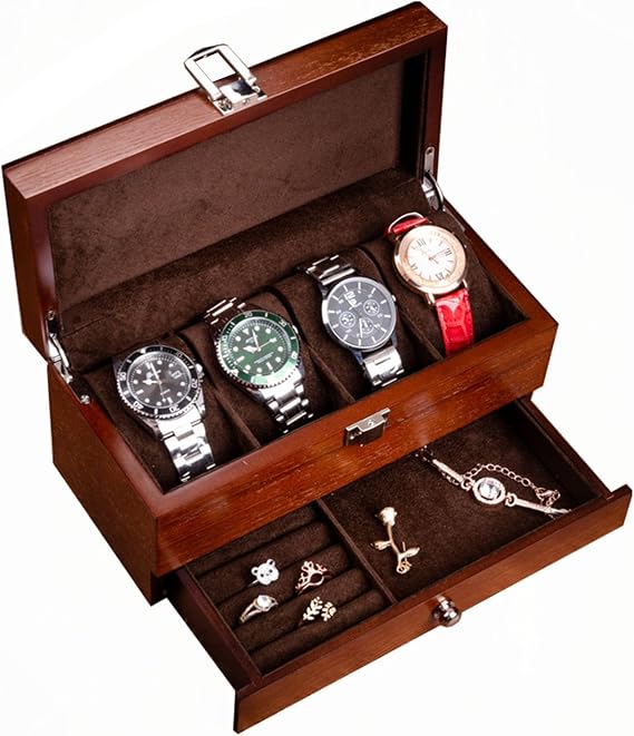 Men's Jewelry Box Night Storage Bedside Table Organizer Multipurpose Jewelry Organizer for Sunglasses, Rings, Bracelet, Men Gift,A3