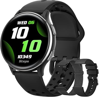 Samrt Watches, Waterproof Fitness Tracker Smartwatchfor Android & iPhone, Activity Smart Watch for Women Men with 247 Heart Rate, Sleep Monitor, AnswerMake Calls