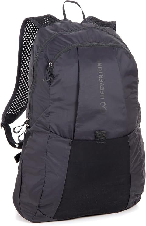 Lifeventure Ultra Lightweight, Compact, Foldable Backpack Made From Recycled Fabrics, For Sport, Travelling, Walking and Hiking