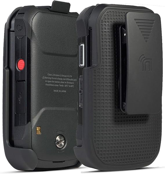 Nakedcellphone Holster for Kyocera DuraXV Extreme Phone Belt Clip - Black