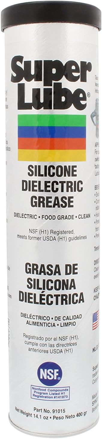 Super Lube Silicone Dielectric Grease, 400g, Translucent White