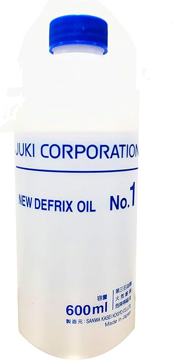 Juki Genuine Defrix Sewing Machine Oil (No.1) - 600ml Original Juki Oil (Japan Import)