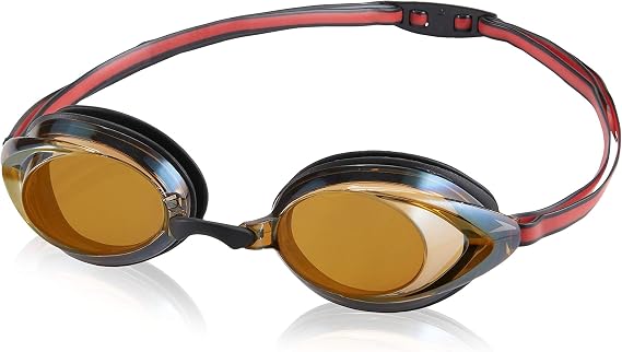 Speedo unisex-adult Swim Goggles Mirrored Vanquisher