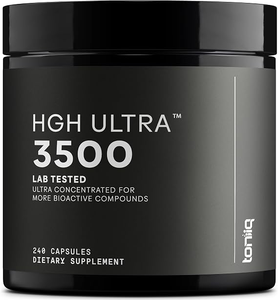HGH Supplements for Men & Women (240 Count) 3,550mg+ Support Muscle Growth