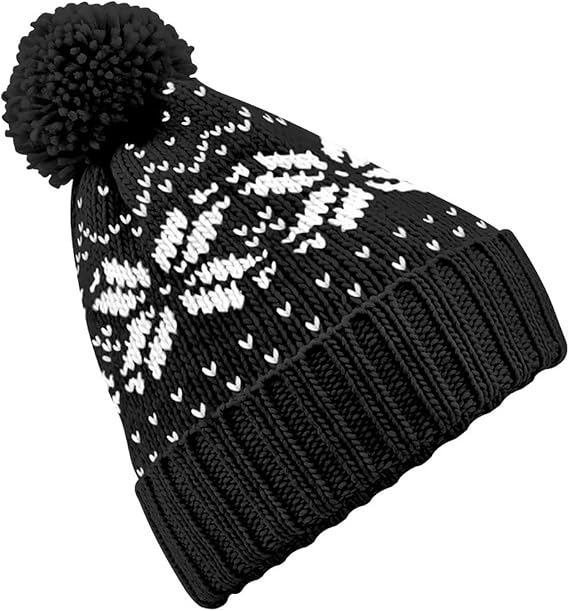 Beechfield B456 Fair Isle Snowstar Beanie