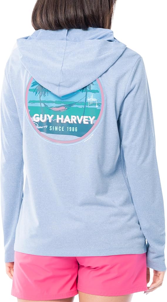 Guy Harvey Women's Performance Hooded Tee
