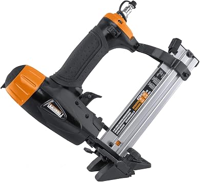 Freeman 4-in-1 Pneumatic 18-Gauge Mini Flooring Nailer, Brad Nailer, Narrow Crown Stapler Multi-Purpose Tool for Hardwood Flooring, Trim, Baseboards & Paneling, PFBC940