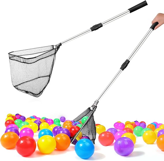 Ball Pit Balls Pick Up Shovel, Plastic Ball Pickup, Play Balls Picker, Ball Collector for Toddlers Balls/ Kids Balls/ Playpen Balls/ Pets Balls/Dog Balls, Portable Pool Balls Pickup Retriever Scooper