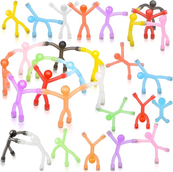 30 Pack Fridge Magnets Man, Colorful Magnetic Toys Magnet Men, Cute Fridge Magnet for Adults, Magnetic People Figures Magnets Fridge for Office, Decor, Locker