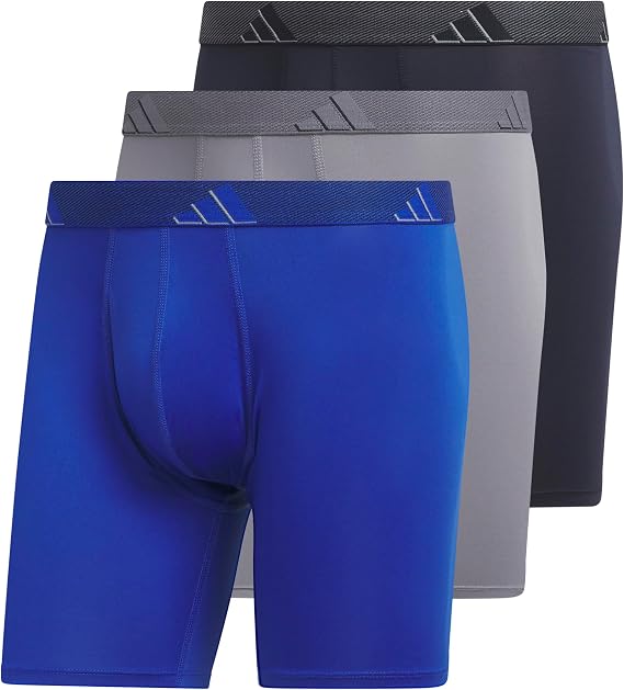 adidas Men's Microfiber 3-Pack Boxer Brief