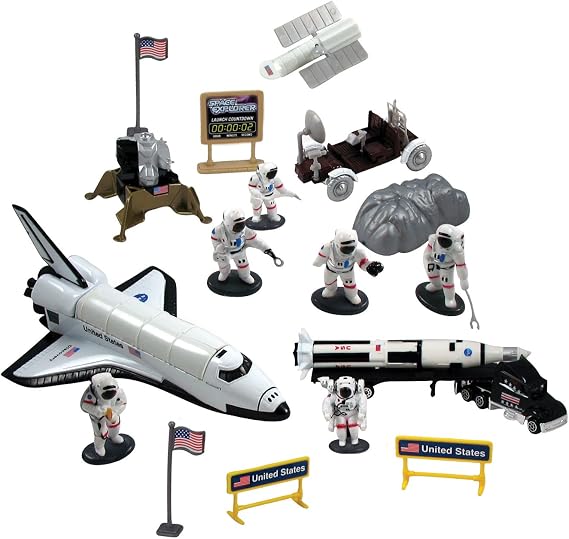 Ultimate Space Adventure Playset with Educational Rocket Poster