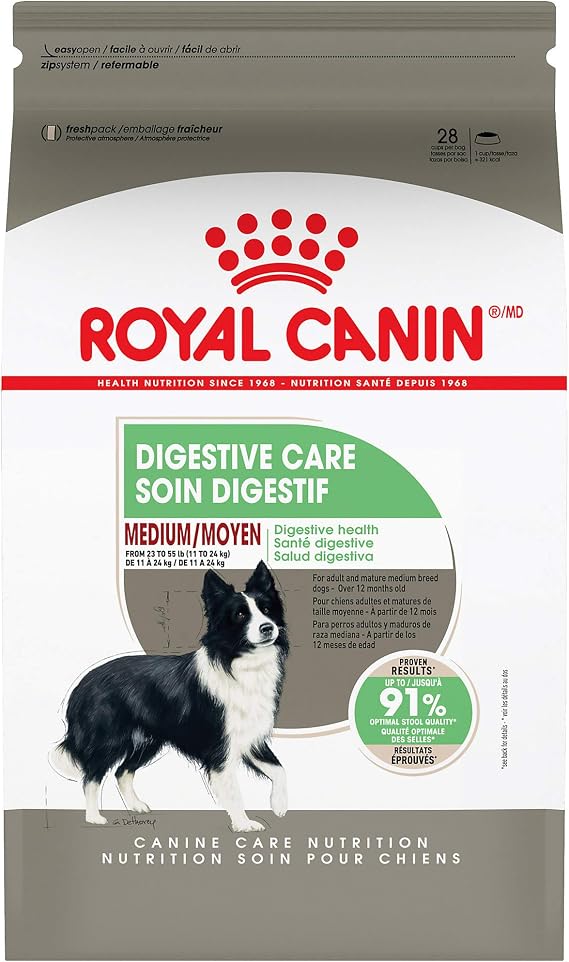 Royal Canin Medium Digestive Care Dry Dog Food, 5.5 lb bag
