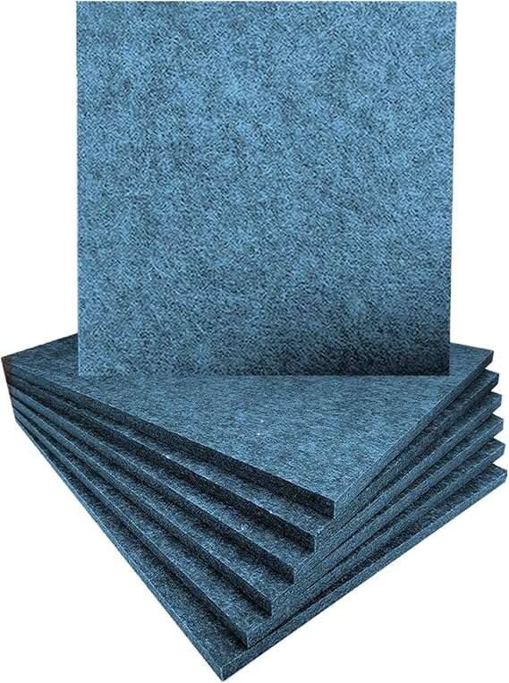 Arrowzoom 12-Pack Acoustic Ceiling Tiles 12x12 in Light Blue KK1424 | Ceiling-mounted acoustic tiles help reduce echo in offices, recording studios, home theaters and commercial interiors.