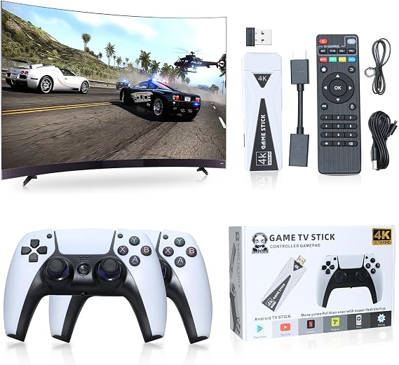U10 Game Console Built-in 10000 Games HD TV Box Low-Latency Wireless Controller Retro Portable Dual System Game Console