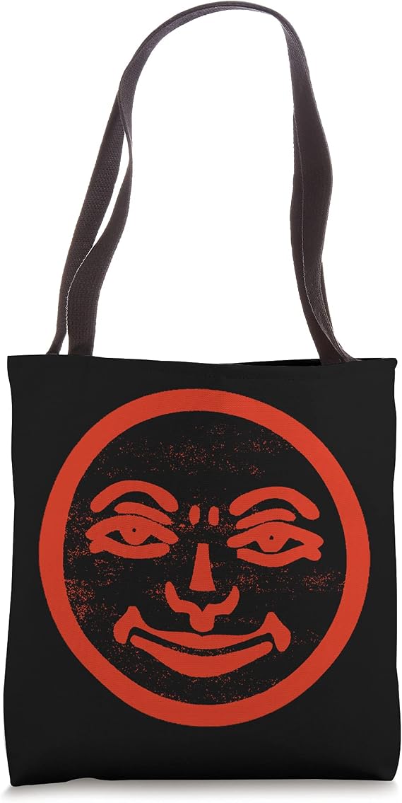 Vintage Rummikub Red Joker Face Grunge Tote Bag
