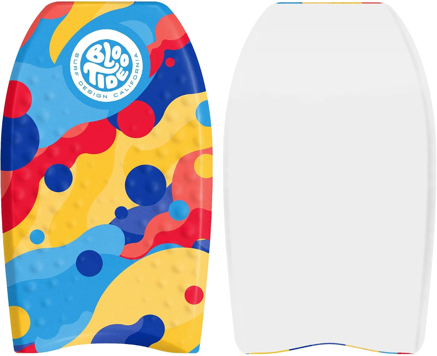 Bloo Tide 22in Mini Bodyboard // Foam Wax Free Soft Kickboard Bodyboard for Adults and Kids of All Levels
