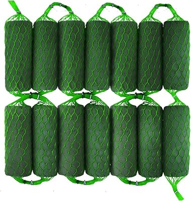 Floral Foam Block Green Absorbent Plastic-Backed Lightweight Brick for WetDry Flowers Arrangement, Wedding, Home & DIY Florist Supplies GREEN2, 9.06  4.33  3.07inch