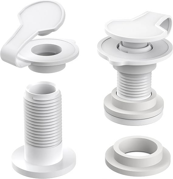 2 Pack 1.5 Cooler Drain Plug Replacement Kit for Coleman Xtreme Exact Fit, No Leaks, Cap + Shaft + Gasket Included